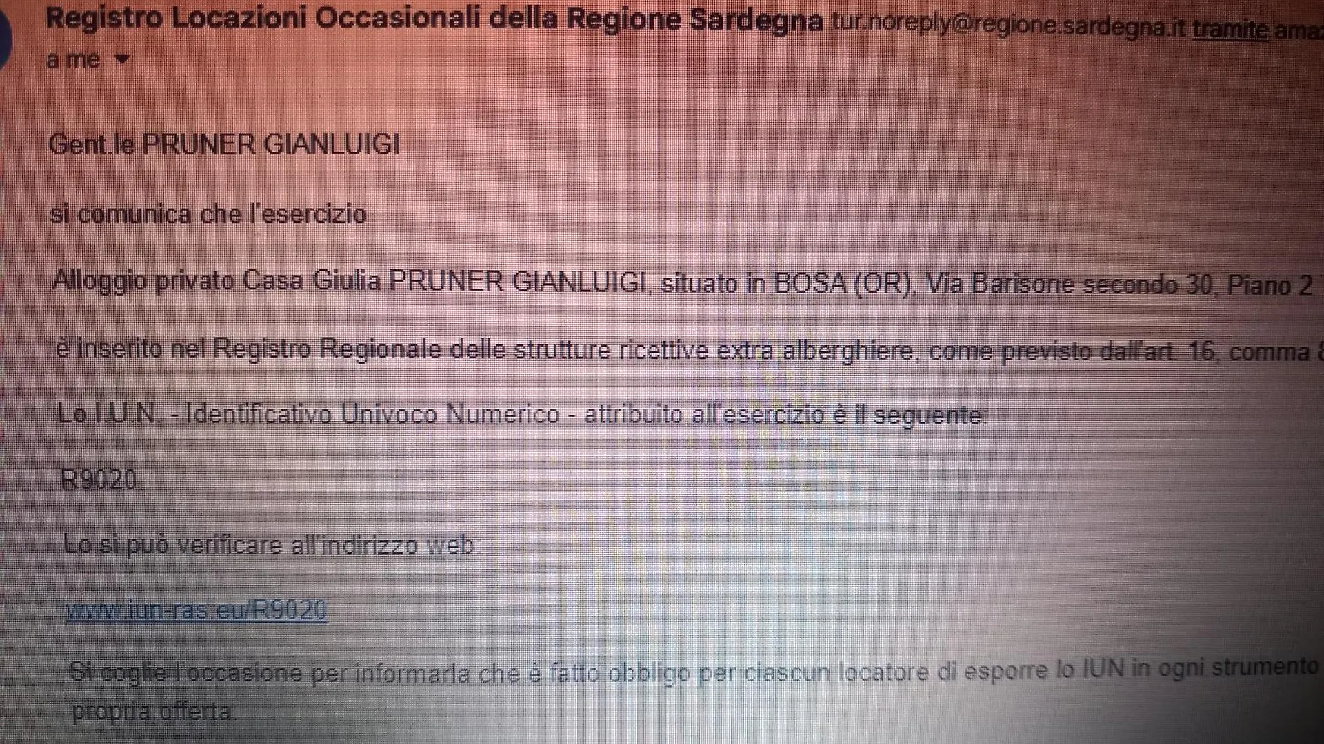 Apartmán Bosa Casa Giulia Con 2 Camere